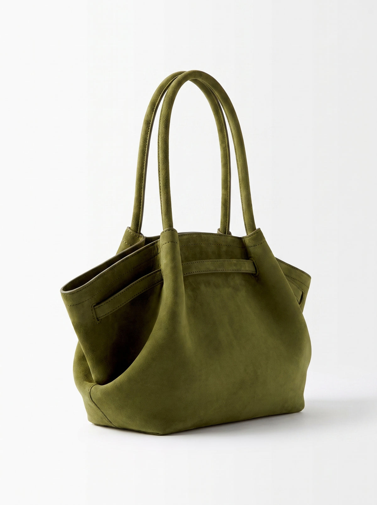 Bolso Amalfi Verde Oliva - vista lateral